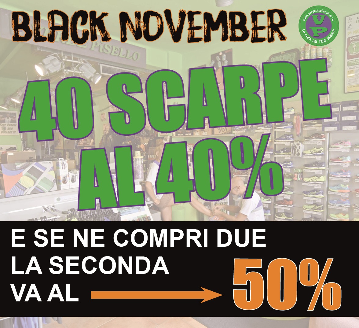 Parte il Black November: 40 scarpe al 40% 